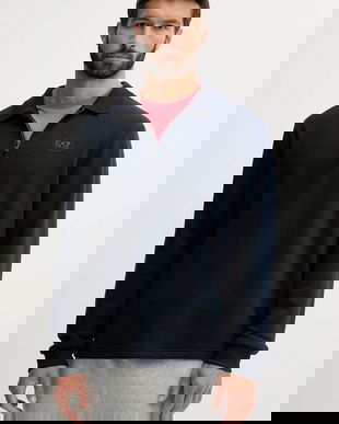 EA7 Emporio Armani hanorac de bumbac