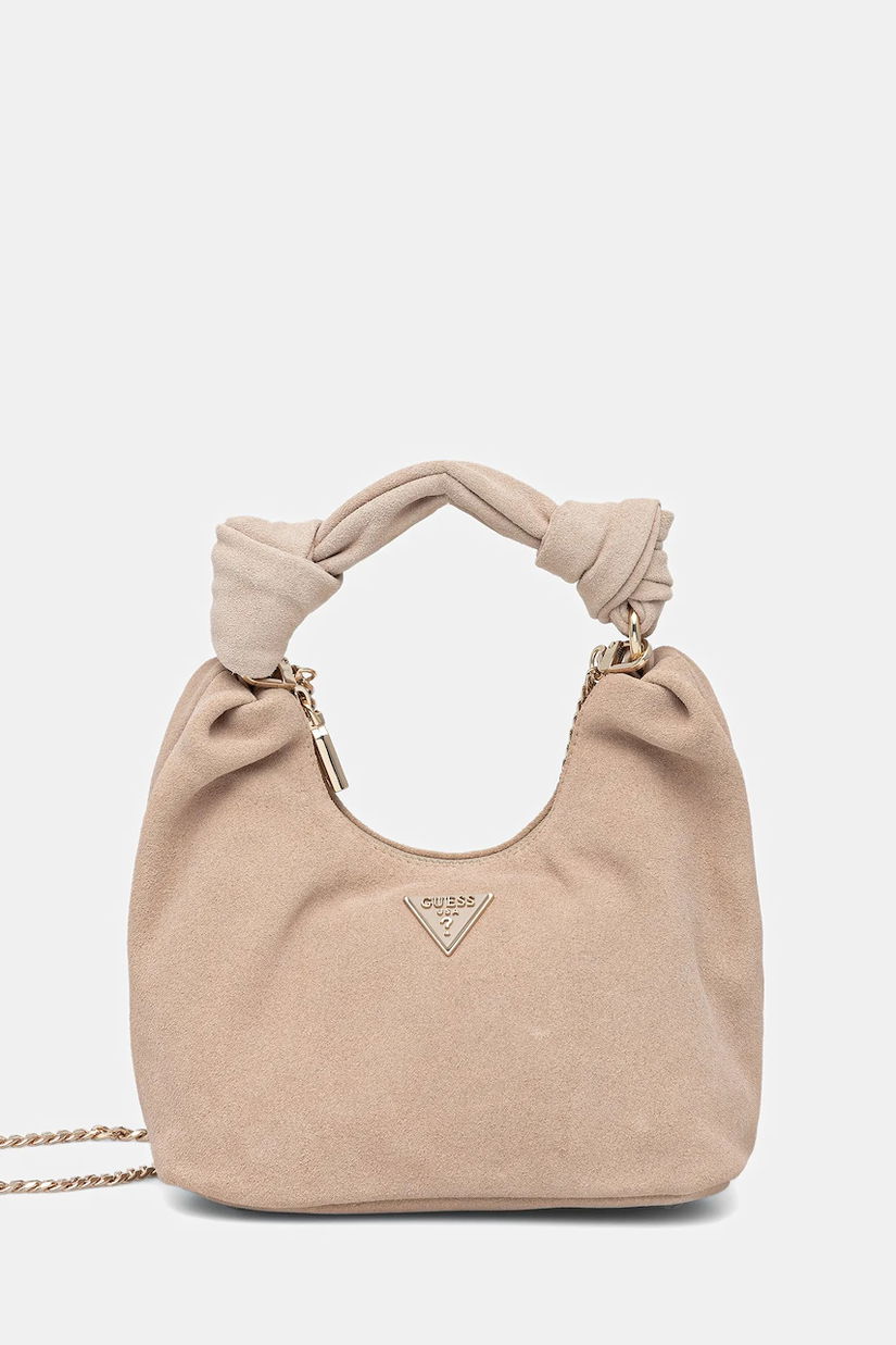 Guess geantă de mână din piele întoarsă ISOTTA