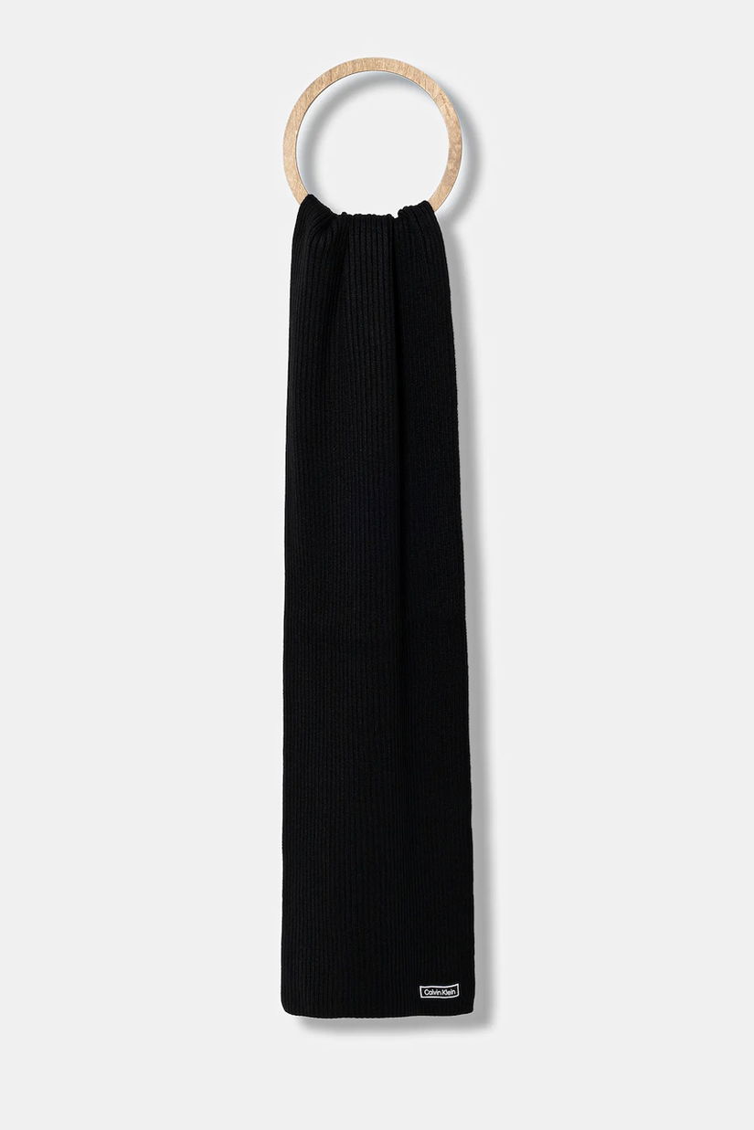 Calvin Klein eșarfă din amestec de lână