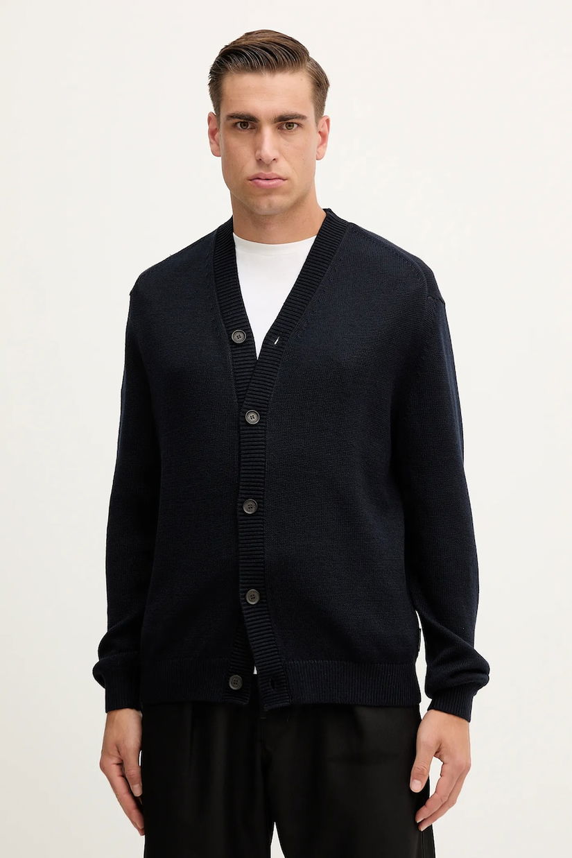 Armani Exchange cardigan din amestec de lână