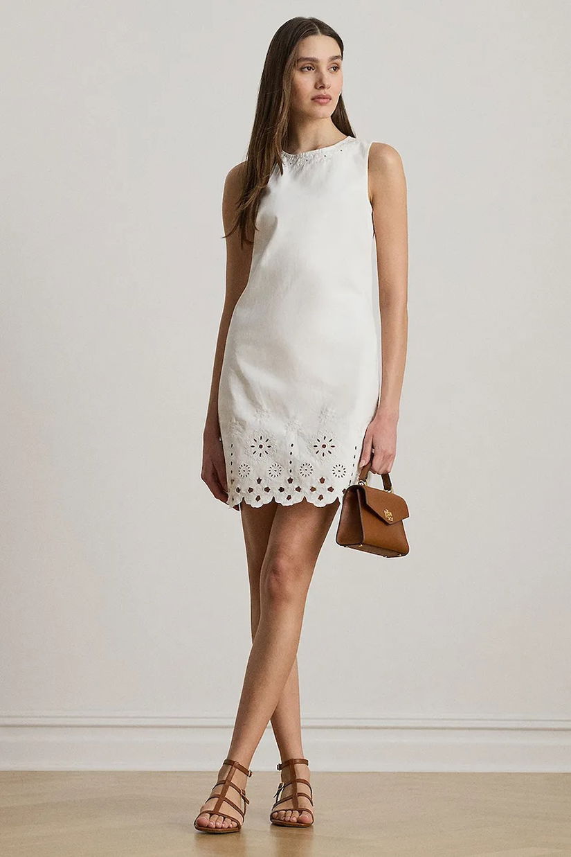 Lauren Ralph Lauren rochie din bumbac