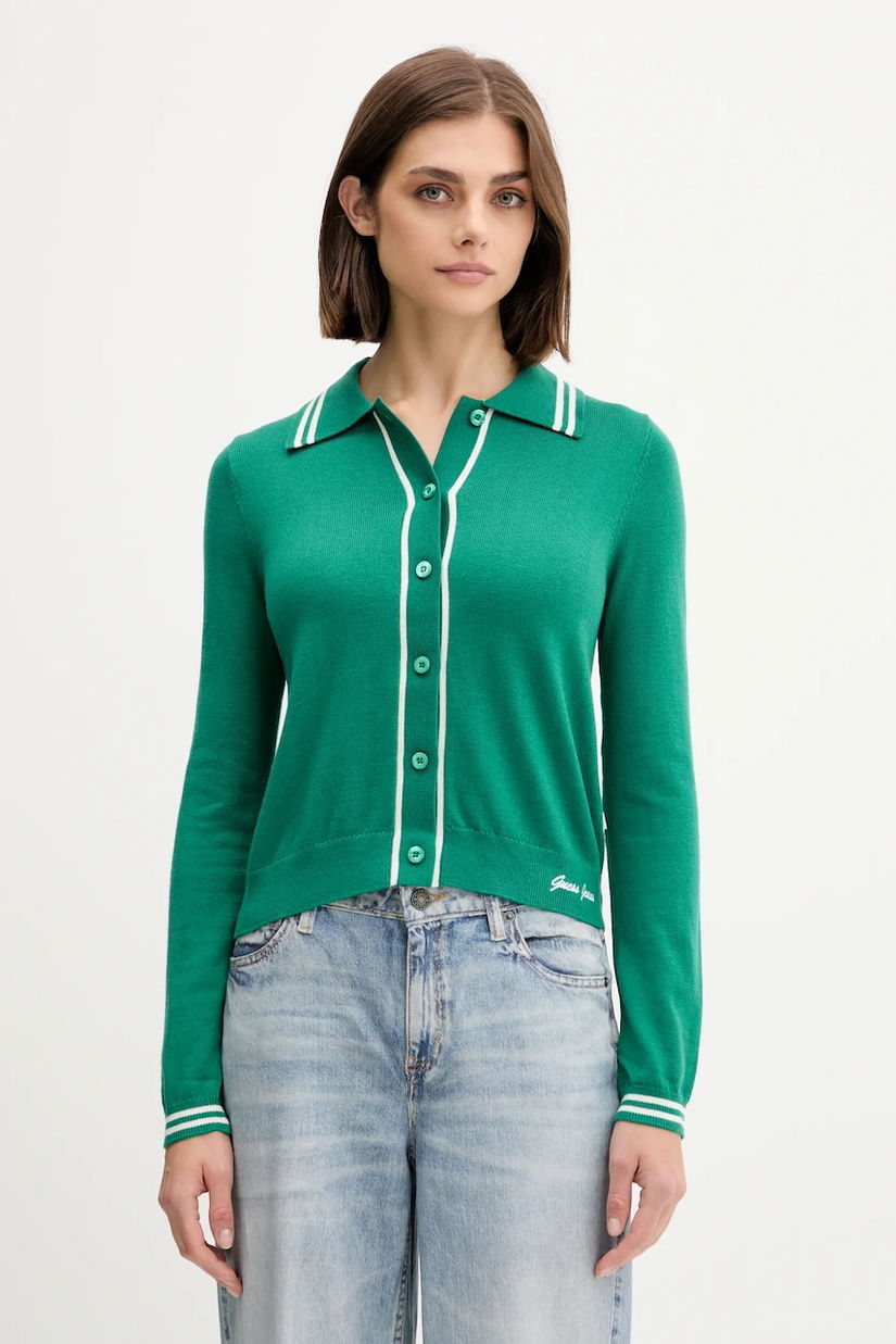 Guess Jeans cardigan din amestec de lână