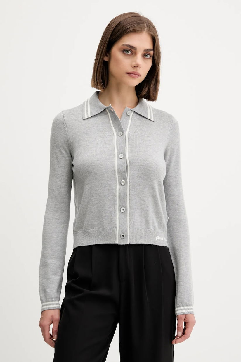 Guess Jeans cardigan din amestec de lână