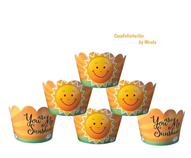 Învelitori brioșe You are my sunshine
