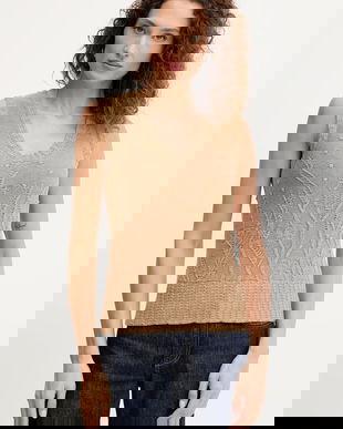 Twinset vestă cu lână