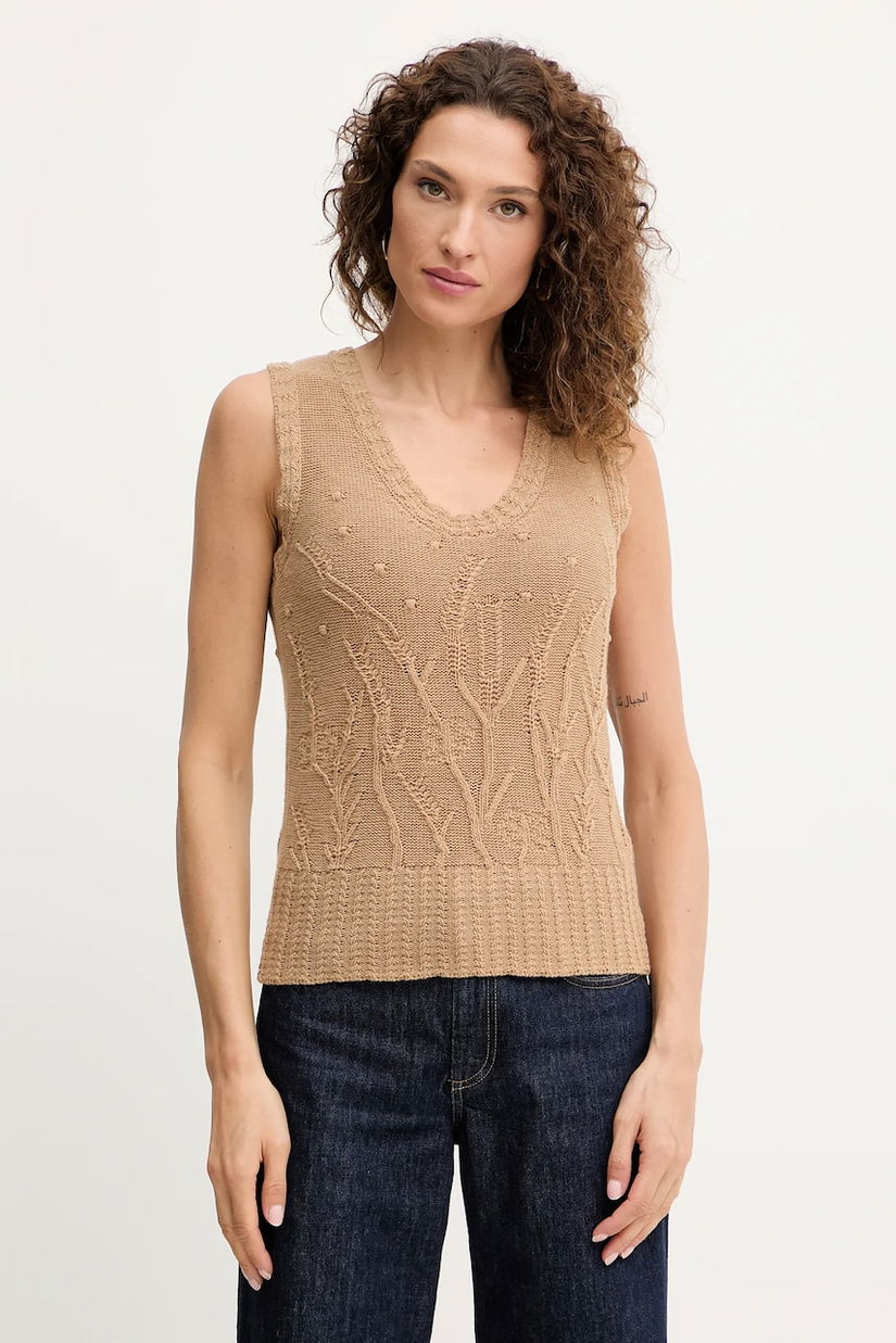 Twinset vestă cu lână