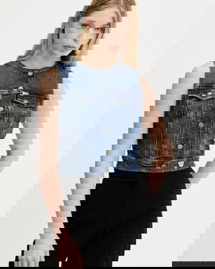 Guess Originals vestă jeans