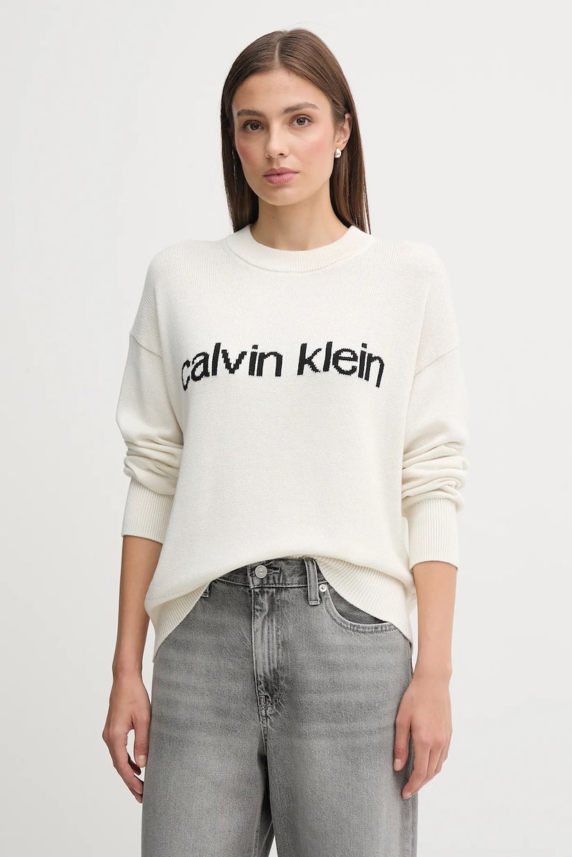 Calvin Klein Jeans pulover de bumbac