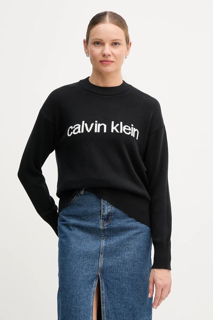Calvin Klein Jeans pulover de bumbac