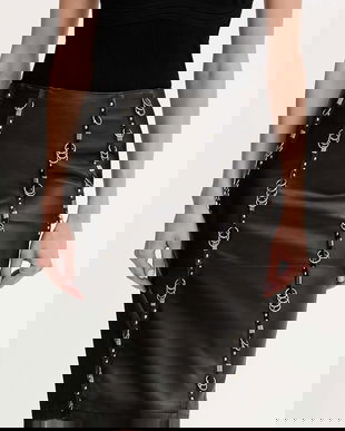 Patrizia Pepe fusta de piele