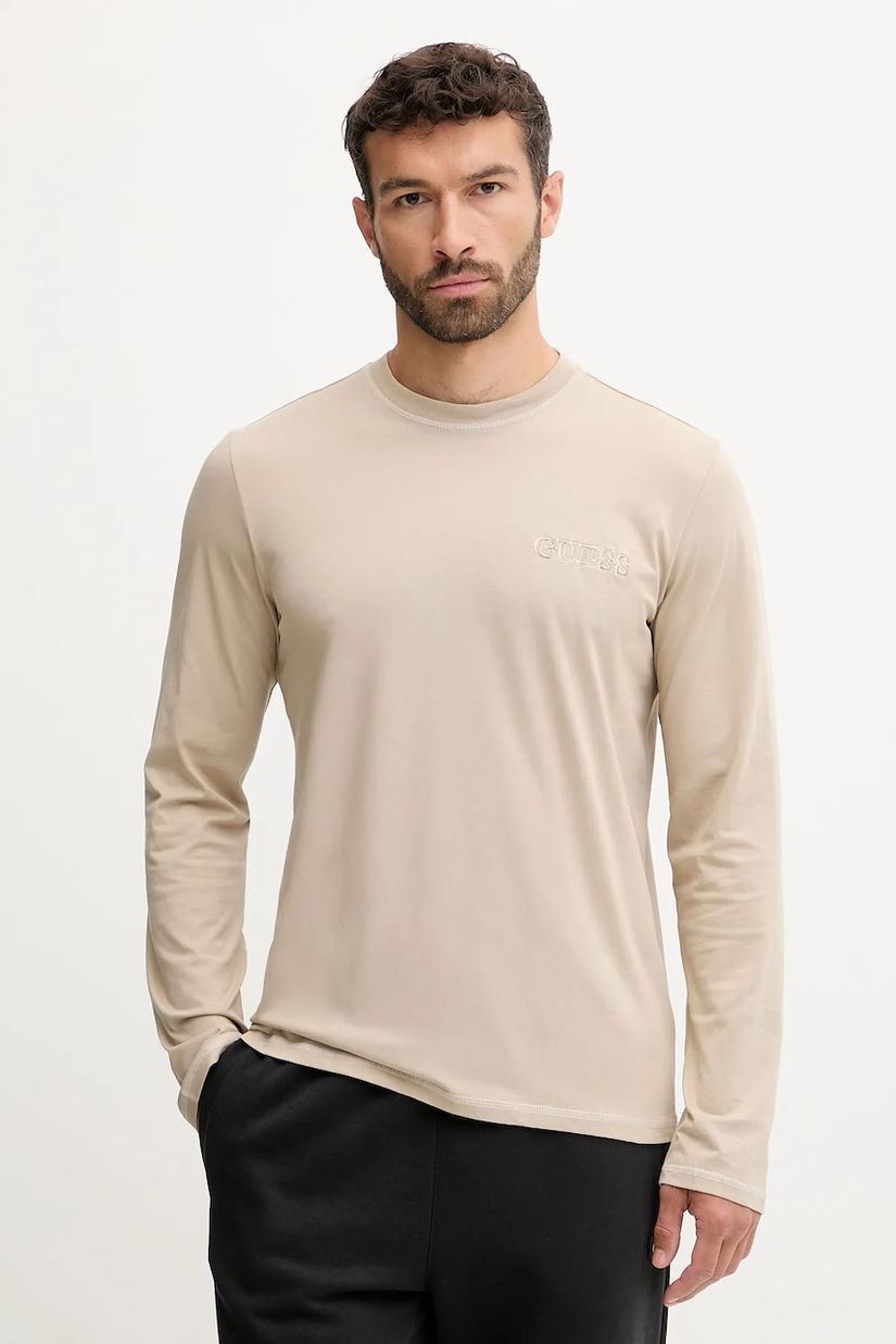 Guess cămașă cu mânecă lungă din bumbac