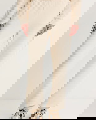 Pinko pantaloni de trening din bumbac