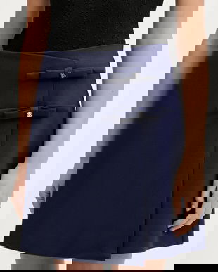 HUGO fustă din amestec de lână Ralime-1