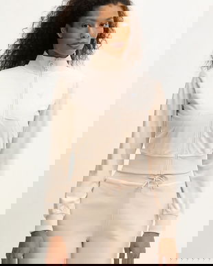 Guess bluză din velur COUTURE