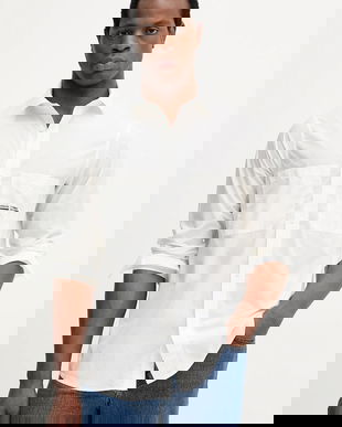 Armani Exchange cămașă din bumbac