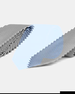 Calvin Klein cravată din amestec de mătase