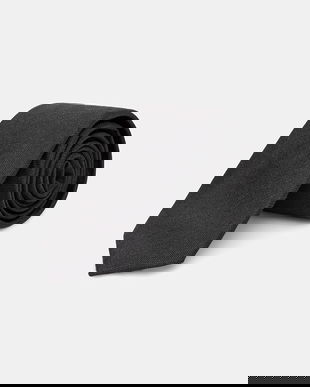 Calvin Klein cravată din amestec de mătase