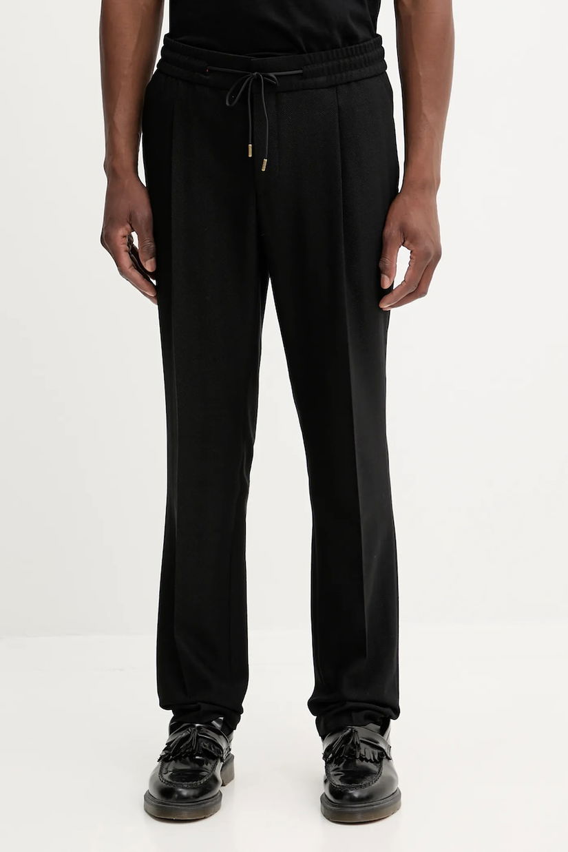 HUGO pantaloni din lână Getlin251F3