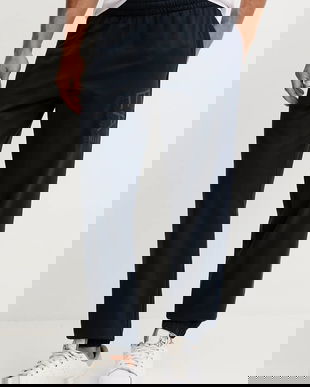 EA7 Emporio Armani pantaloni de trening din bumbac