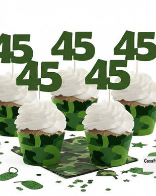 Toppere aniversare cu cifră  45