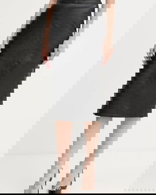 Armani Exchange fustă de piele