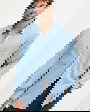 Armani Exchange cămașă din denim