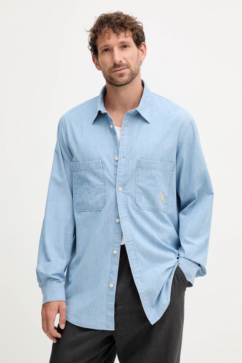 Armani Exchange cămașă din denim