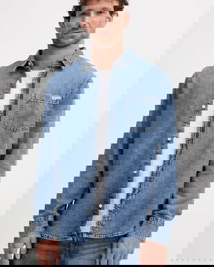 Calvin Klein din denim cămașă din denim