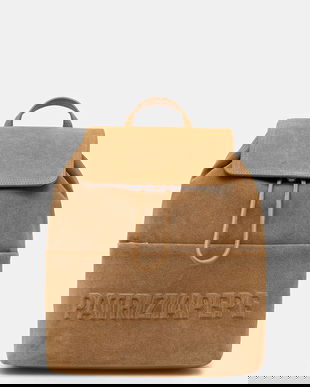 Patrizia Pepe rucsac din piele întoarsă