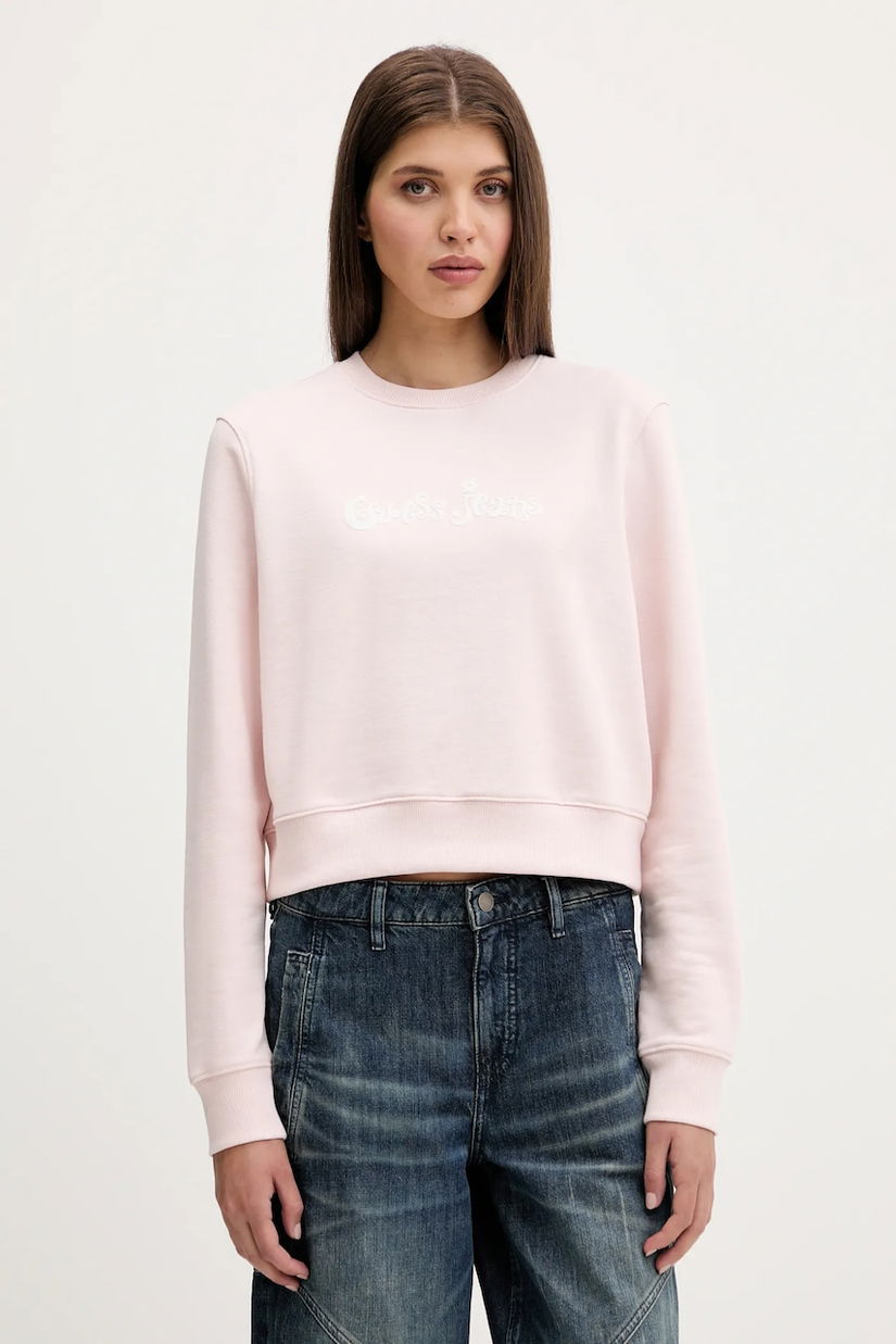 Guess Jeans hanorac de bumbac