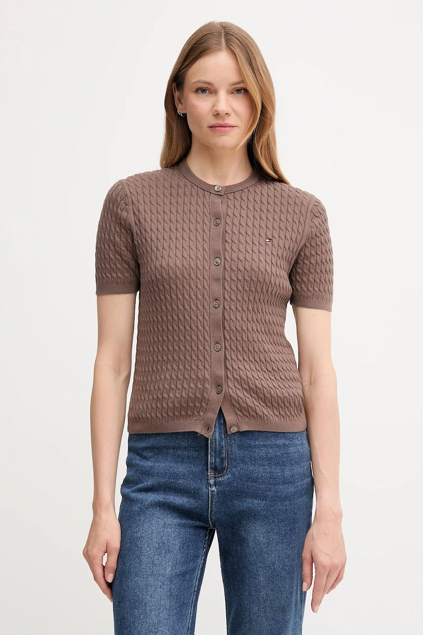 Tommy Hilfiger cardigan din bumbac