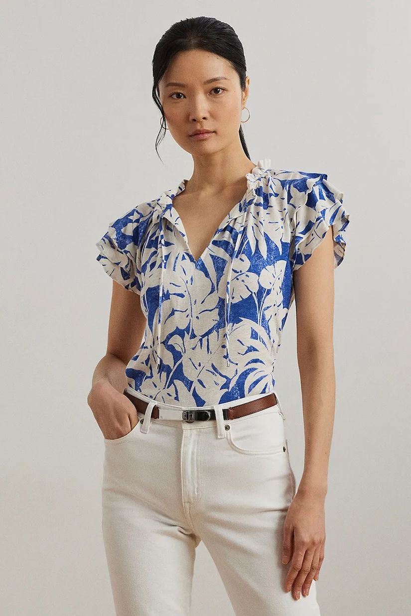 Lauren Ralph Lauren bluză din in