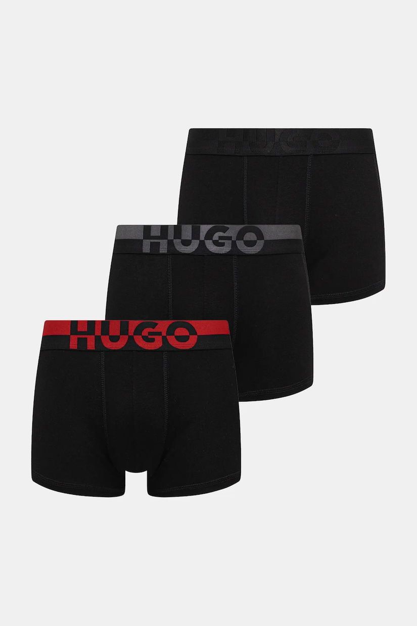 HUGO boxeri 3-pack TRUNK TR. SPLIT LOGO