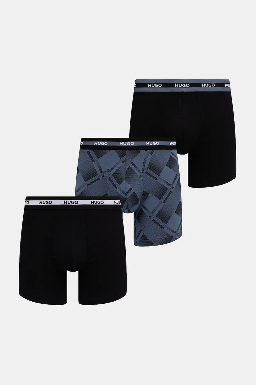 HUGO boxeri 3-pack BOXER BR PLANET DES