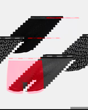 HUGO boxeri 3-pack BOXER BR PLANET DES