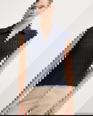 Tommy Hilfiger vestă din bumbac