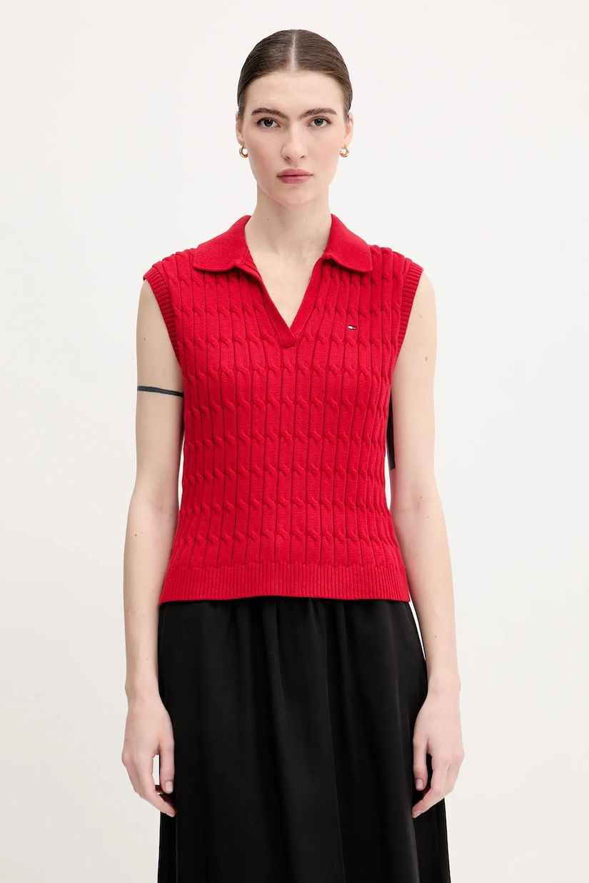 Tommy Hilfiger vestă din bumbac