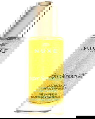 Ser pentru fata si gat Nuxe, Super Serum [10], Vegan, Anti-&icirc;mbătr&acirc;nire, Zi &amp; Noapte, 50 ml