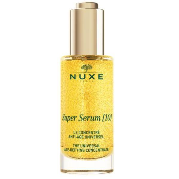 Ser pentru fata si gat Nuxe, Super Serum [10], Vegan, Anti-&icirc;mbătr&acirc;nire, Zi &amp; Noapte, 50 ml