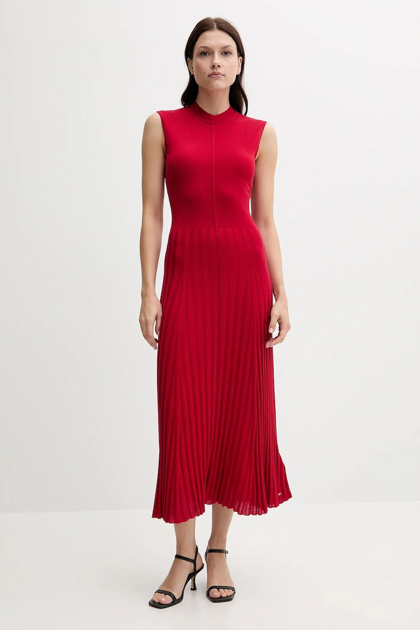 Tommy Hilfiger rochie din amestec de matase