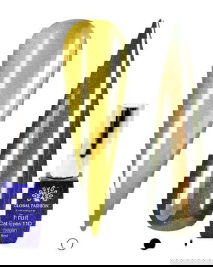 Ojă semipermanentă ochi de pisică Fruit 11D 8 ml, 09