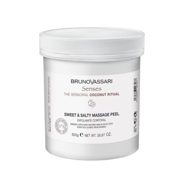 Gel exfoliant Bruno Vassari, Senses, Ulei de cocos, 650 ml