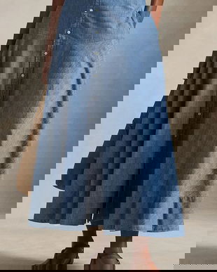 Polo Ralph Lauren fustă din bumbac