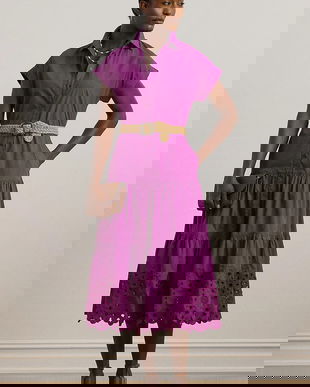 Lauren Ralph Lauren rochie din bumbac