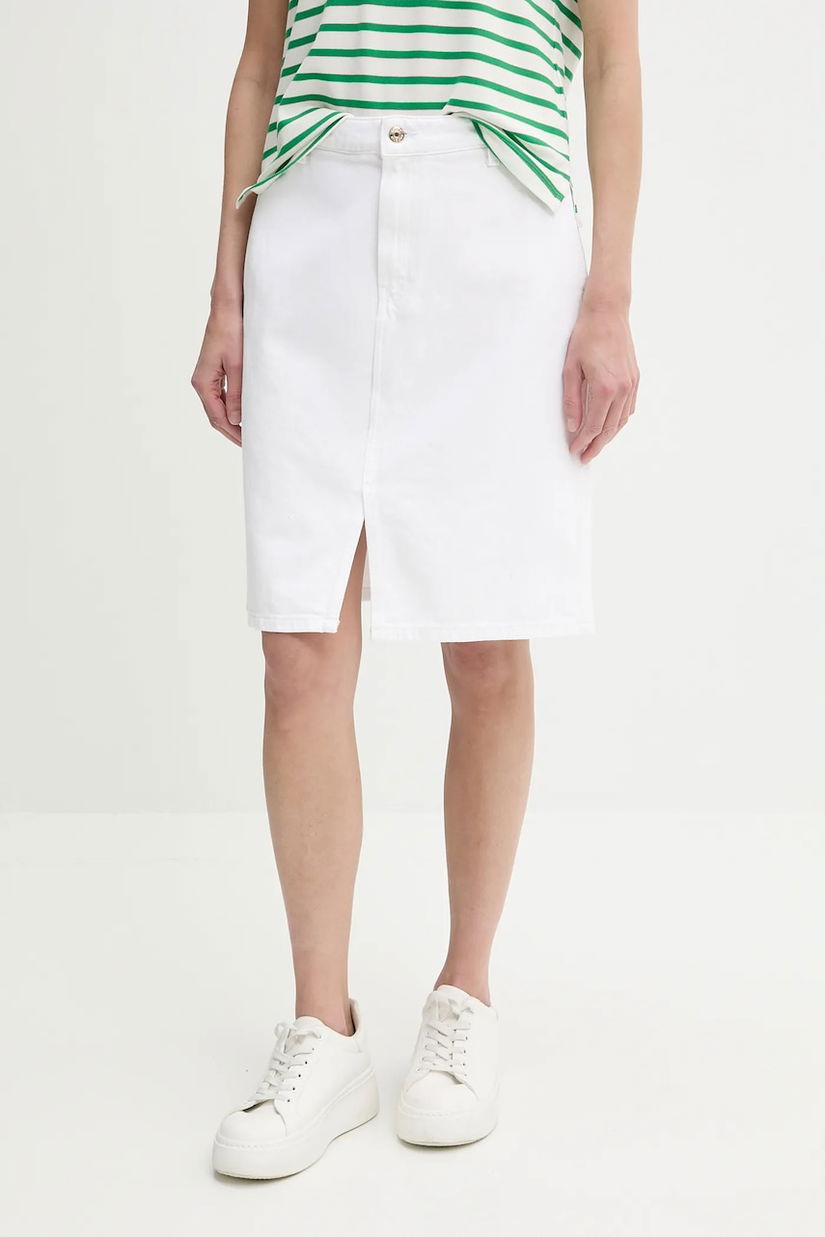 Tommy Hilfiger fustă din bumbac