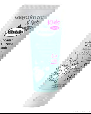 Crema pentru Zona Scutecului - Gerovital Kids Petrini Forte Nappy Cream, 0+ luni, 50 ml
