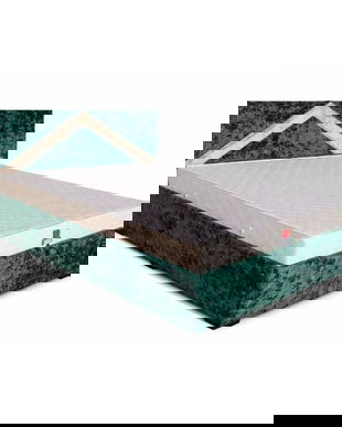 Pat Tapițat V Verde