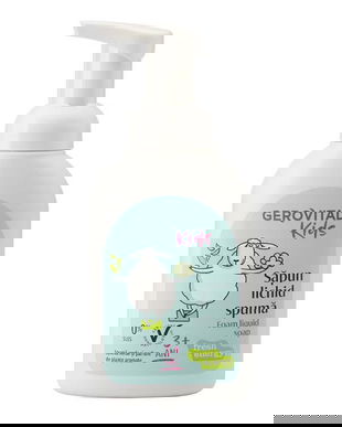 Sapun Lichid Spuma - Gerovital Kids Foam Liquid Soap Fresh Energy, 3+ ani, 300 ml