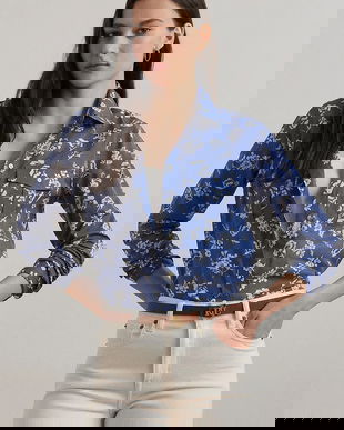 Lauren Ralph Lauren cămașă din bumbac