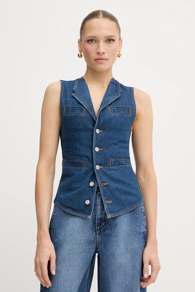 Pinko vestă jeans REIMAGINE by Patrick Mcdowell